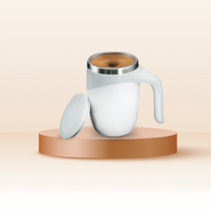 Modern White Insulated Mug